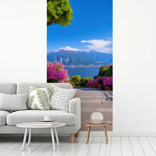 Lake Como - Italië - Landschap fotobehang vinyl groot -woonkamer