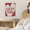 Lucky - Hart - Rood PET vilt klein -sfeer3