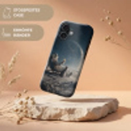 Maan - Kat - Astronaut - Ruimte Toughcase MagSafe Apple iPhone 17 klein -USP_RandenV_DE