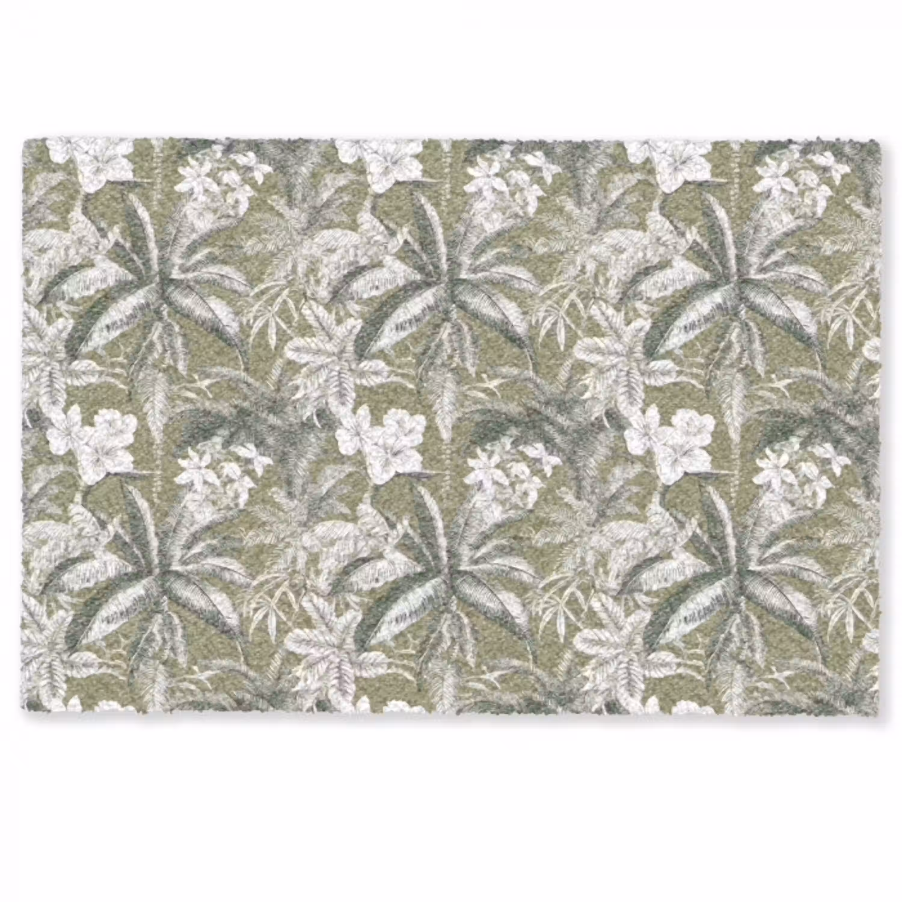 Botanisch - Bloemen - Groen Deurmat klein 898 -zkaufland3d