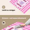 More coffee - Roze - Paars - Strepen - Mok Inductie beschemer met haakjes klein -ky-schoon-de