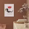 Hond - Teckel - Valentijn - Love PET vilt klein -sfeer4