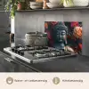 Boeddha - Bloemen - Buddha - Beeld - Kunst keuken achterwand spatscherm klein -usp_NL
