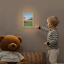 Football - Veld - Stadion - Sport Light Box met kabel (Kinderlampje) klein -sfeer4a_kind