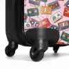 Retro disco cassettes patroon kleurrijk NBS - Handbagage koffer - Kinderen Unisex middel -wiel