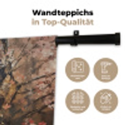 Kimono - Vrouw - kersenbomen Wandkleed katoen klein -tsfeer2_DE