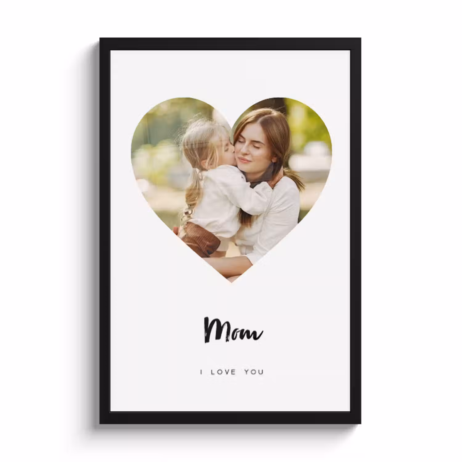 Affiche encadrée - Coeur