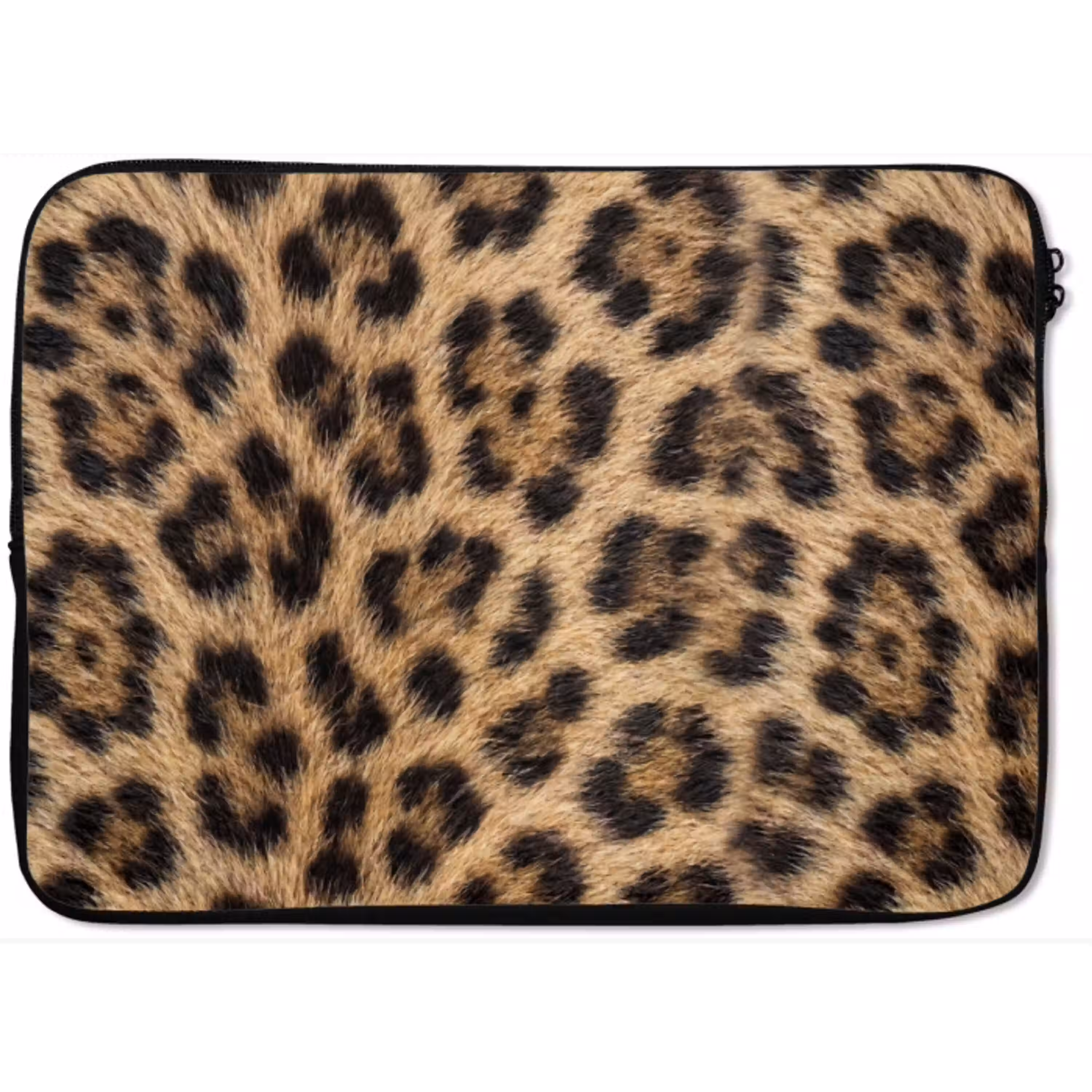 Luipaard - Vacht - Klassiek - Bruin laptophoes neopreen klein -zkaufland3dotto