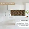 Tropisch - Bladeren - Goud keuken achterwand 2 middel 871 -sfeer4_NL