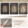 Kerst - Gnome - Bord - Kleurrijk Light Box met kabel (Wandlamp) klein -USP_dimbaarNL