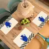 Vaas - Blauw - Geblokt - Modern Placemat vinyl groot -zzsfeer5_Kitchenyeah-website