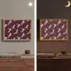 Kraanvogels - Klassiek - Bordeaux Light Box met batterij (Wandlamp) middel 907 -sfeer3
