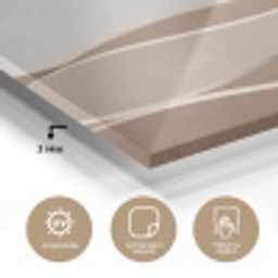 Abstract - Golven - Modern - Beige plexiglas 5mm klein -wsfeer2_DE