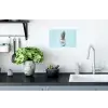 Blauw - Ananas - Disco - Discobal Muursticker klein -keuken