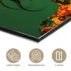 Vrouw - Groen - Modern - Bril - Abstract aluminium wit klein -closeup_NL