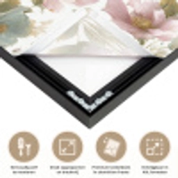 Bloemen - Patroon - Pastel Textielframe zwart klein 947 -USP_feed_closeupNL