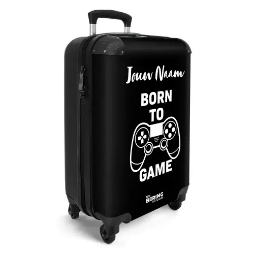 Born to Game NBS - Handbagage koffer - Kinderen Unisex middel -productfoto_3d