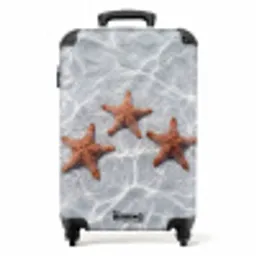 Zeesterren - Water - Helder NBS - Handbagage koffer - Volwassenen Unisex middel -productfoto_recht