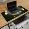 Bloemen - Bladeren - Zon - Groen Muismat XXL klein -sfeer1