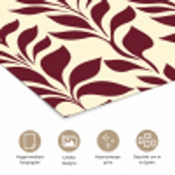 Abstract - Bladeren - Burgundy poster papier klein 62 -closeup_NL
