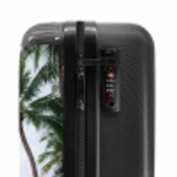 Surfboard - Palmbomen - Kleurrijk NBS - Handbagage koffer - Volwassenen Unisex middel -slot
