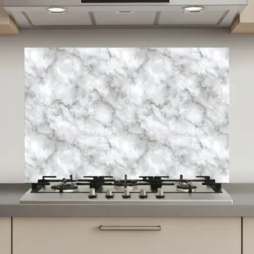 Grijs - Marmer - Klassiek - Aders keuken achterwand spatscherm klein 900 -3d_website