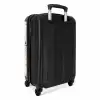 Terrazzo patroon veelkleurig blauw NBS - Handbagage koffer - Kinderen Unisex middel -achterkant