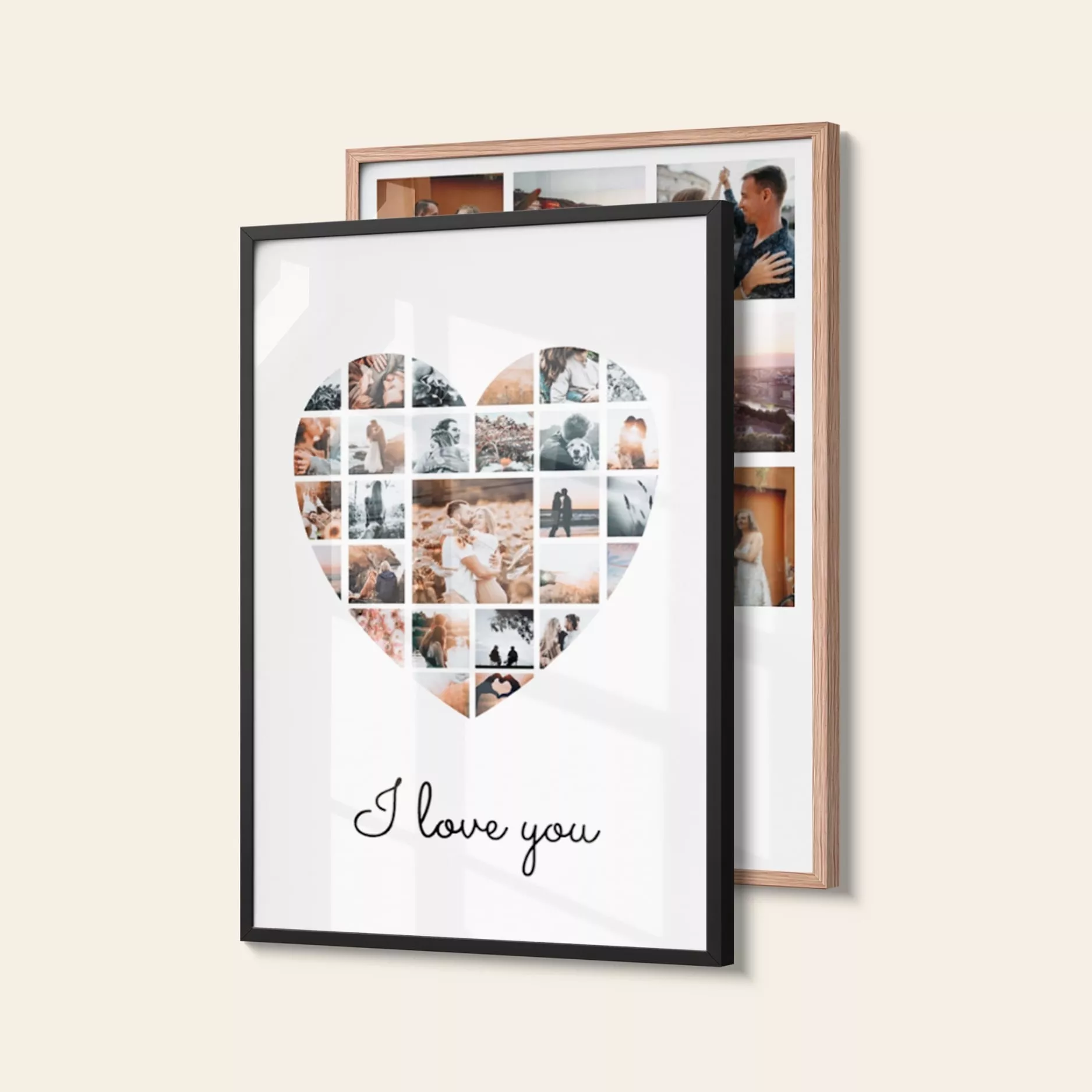 Fotolijst - Hart collage