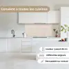 Bloemen - Beige - Botanisch - Vintage keuken achterwand 2 middel -sfeer4_FR