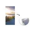 Zonsondergang - Strand - Duin - Gras - Bank fotobehang vinyl groot -3d