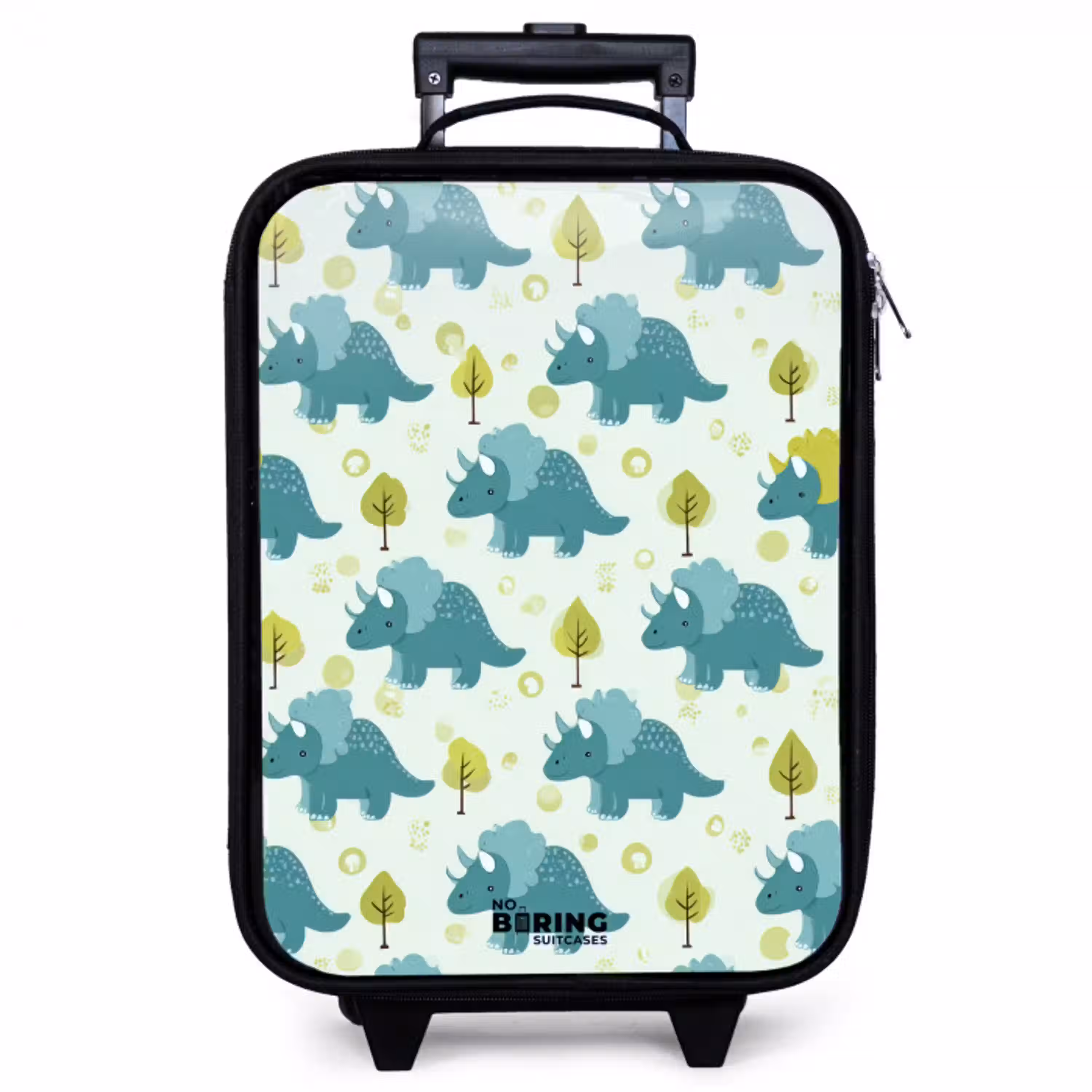 Dinos - Patroon - Natuur Kinderkoffer - Zwart klein -zzz_website3d