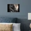 Vrouw - Goud - Zwart - Schmink - Luxe poster papier klein -sfeer2