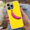 Banaan - Grafisch - Geel Hoesje iPhone 16 Pro Max met koord klein -sfeer3