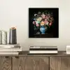 Roze - Bloemen - Vaas - Kleuren aluminium wit klein -sfeer1