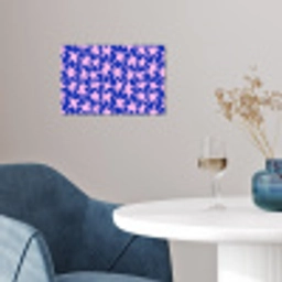 Modern - Sterren - Blauw poster papier klein 62 -sfeer3
