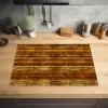 Vintage - Hout - Patronen - Planken Inductie beschermer vinyl 3mm klein 276 -sfeer5