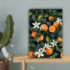 Sinaasappels - Bloesems - Bladeren - Tropisch canvas 2cm klein -sfeer4