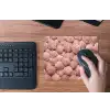 Schelpen - Patroon - Roze muismat rubber klein -toetsenbord