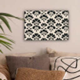 Abstract - Patroon - Zwart canvas 2cm klein 34 -sfeer1