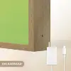 Hoorntje - Schepijs - Groen Light Box met batterij (Wandlamp) middel -USP_websiteoplaadbaarNL