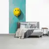 Ballon - Geel - Smiley fotobehang vinyl groot -slaapkamer