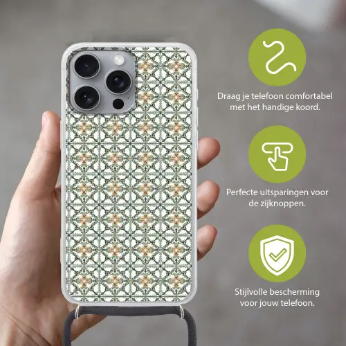 Floraal - Verweerd - Keurrijk Hoesje iPhone 16 Pro Max met koord klein 804 -sfeer2_NL