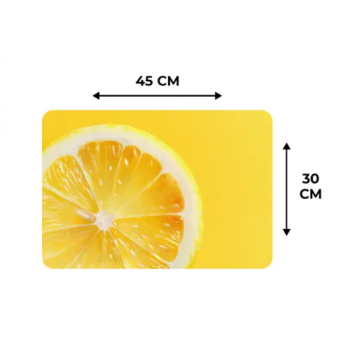 Citroen - Geel - Zonnig Placemat vinyl groot -specs