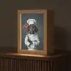 Quote - Neon - Hond - Kokskleding Light Box met kabel (Tafellamp) klein -z3d_website