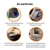 Portret - Vrouw - Modern Inductie beschermer vinyl 3mm klein -zzzzzzz-td-werking