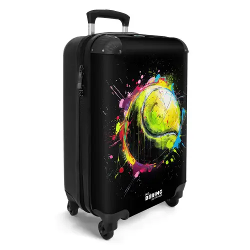 Tennisbal met graffiti NBS - Handbagage koffer - Kinderen Unisex middel -productfoto_3d