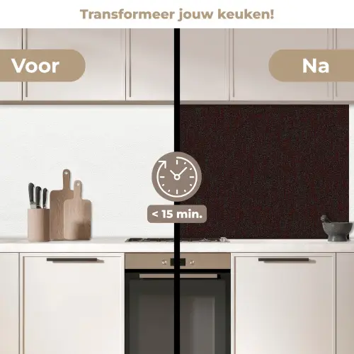 Metaal - Donker - Roest keuken achterwand 2 middel 871 -voor-na2_NL