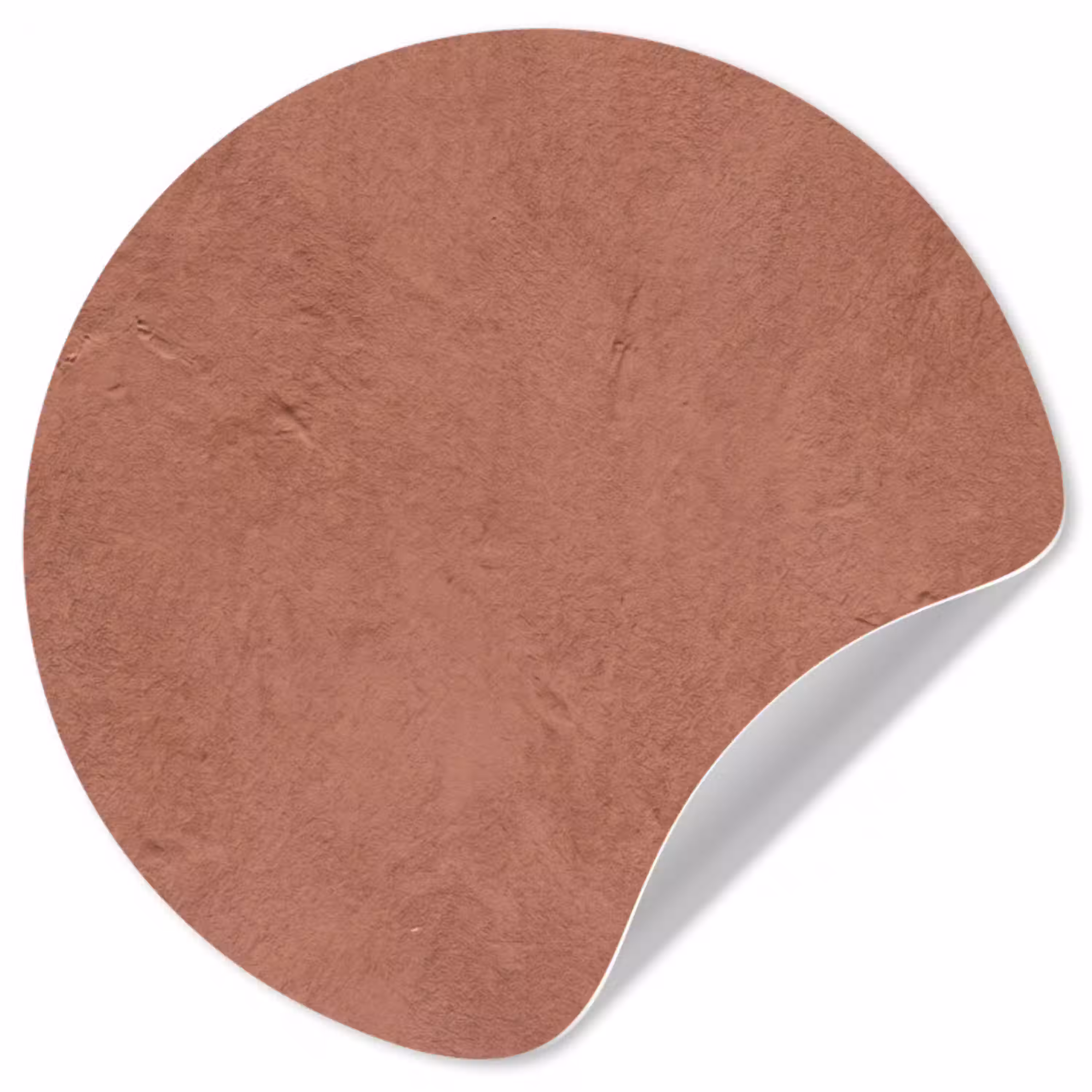 Textuur - Roodbruin - Grof - Modern Wandcirkel behangsticker klein -3d