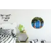 Citroenbomen - Geel - Deur - Potten Wandcirkel aluminium klein -kinderkamer