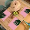 Tekst - Grafisch - Groen - Schaduw Placemat vinyl groot -zzsfeer5_Kitchenyeah-website